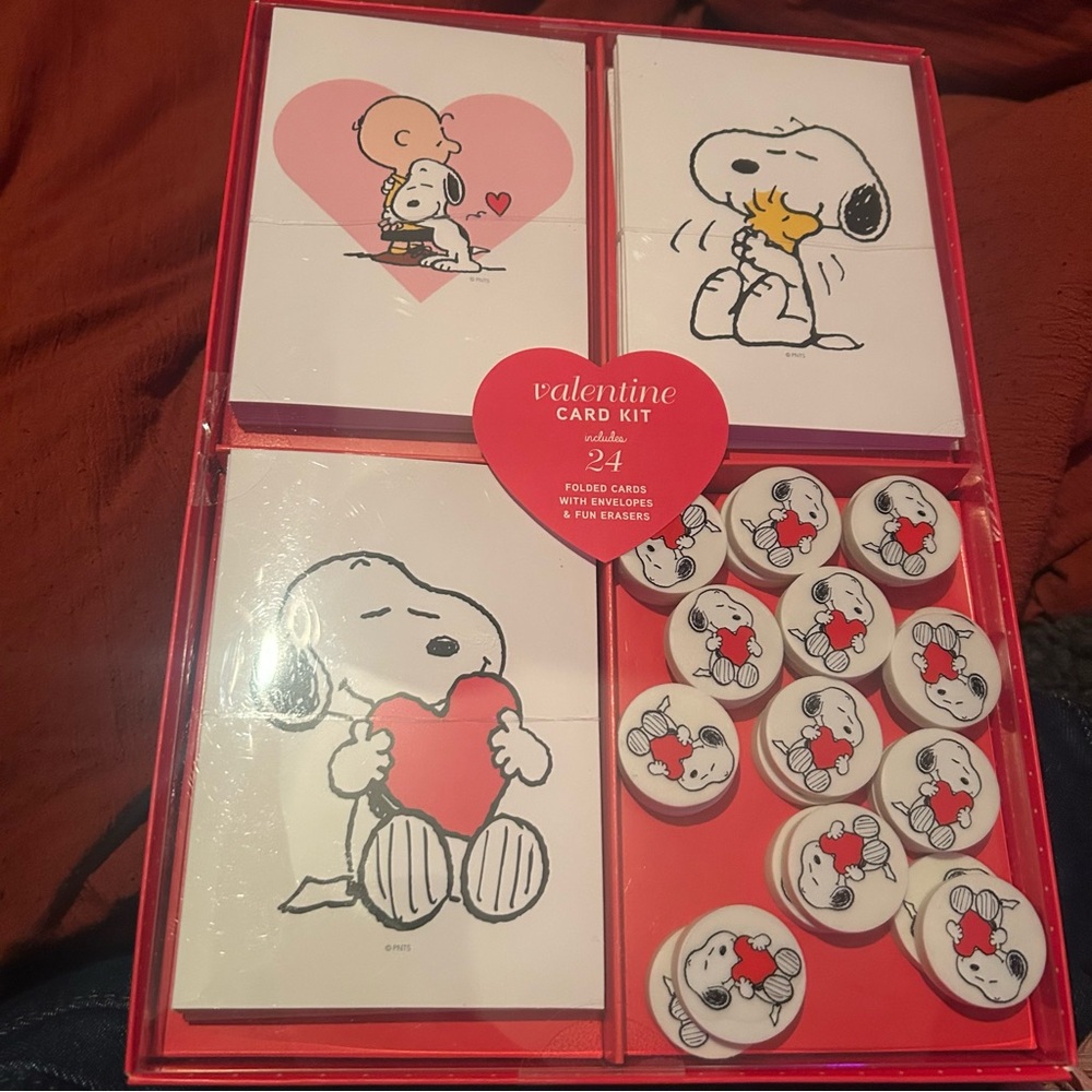 Snoopy Valentine Card Kit